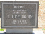BRUIN J.J., de 1914-1978