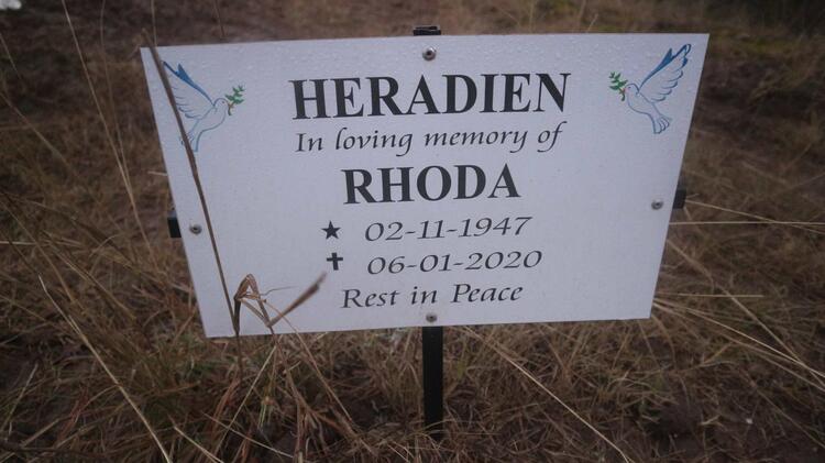 HERADIEN Rhoda 1947-2020