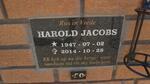 JACOBS Harold 1947-2014