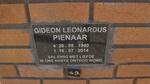 PIENAAR Gideon Leonardus 1940-2014