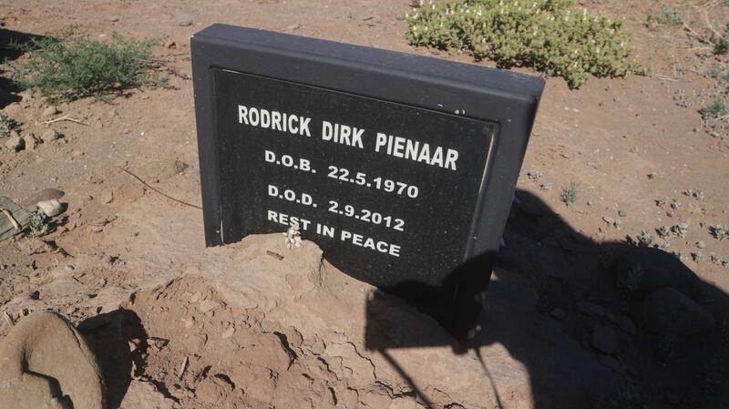 PIENAAR Rodrick Dirk 1970-2012