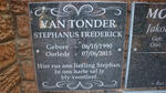 TONDER Stephanus Frederick, van 1990-2015