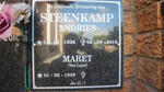 STEENKAMP Andries 1938-2016 & Maret LOUW 1938-