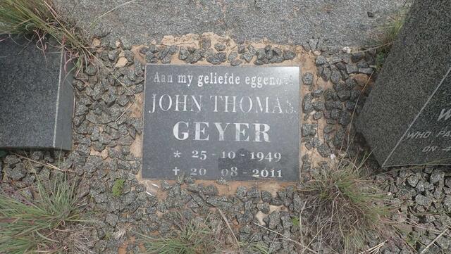 GEYER John Thomas 1949-2011
