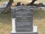 MATTHEUS Jacobus Senekal 1945-2014
