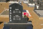 HANSEN Fanie 1931-2005 & Joan ERASMUS 1935-2018