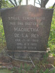 REY Magrietha, de la 1922-1923