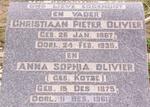 OLIVIER Christiaan Pieter 1867-1935 & Anna Sophia KOTZE 1875-1961