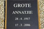GROTE Annatjie 1917-2006