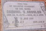 GROBLER Gabriel S. 1879-1953