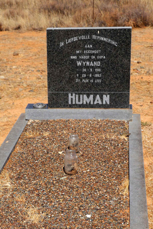 HUMAN Wynand 1910-1983