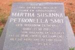 SMIT Martha Susanna Petronella nee RUSSOUW 1906-1985