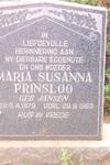 PRINSLOO Maria Susanna nee JANSEN 1879-1963