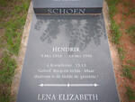 SCHOEN Hendrik 1918-1998 & Lena Elizabeth SLOOTEN 1919-2016