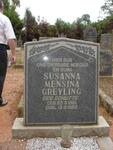 GREYLING Susanna Mensina nee SCHUTTE 1881-1962