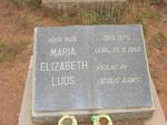 LUUS Maria Elizabeth 1878-1962