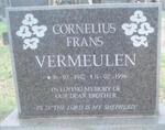 VERMEULEN Cornelius Frans 1942-1994