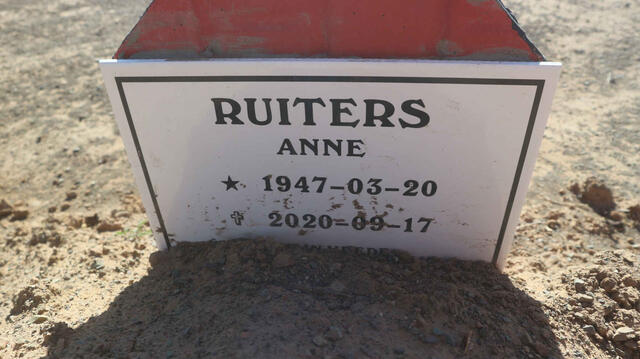 RUITERS Anne 1947-2020