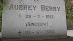 BERRY Aubrey 1912-1992