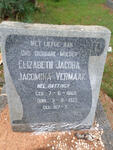 VERMAAK Elizabeth Jacoba Jacomina nee HATTINGH 1865-1925