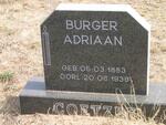 COETZEE Burger Adriaan 1883-1939