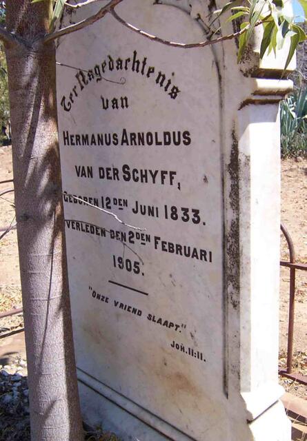 SCHYFF Hermanus Arnoldus, van der 1833-1905