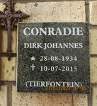 CONRADIE Dirk Johannes 1934-2015
