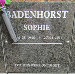 BADENHORST Sophie 1946-2011