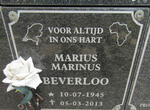 BEVERLOO Marius Marinus 1945-2013
