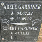 GARDINER Robert 1953- & Adele 1952-2007