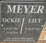 MEYER Ockie 1947-2019 & Lily 1951-