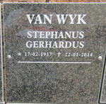 WYK Stephanus Gerhardus, van 1937-2014