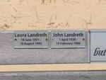 LANDRETH John 1930-1986 & Laura 1931-1993