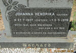 BARNARD Johanna Hendrika nee COETZEE 1907-1976