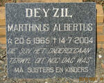 DEYZIL Marthinus Albertus 1965-2004