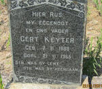 KEYTER Gert 1888-1965
