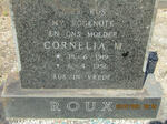 ROUX Cornelia M. 1919-1956