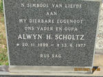 SCHOLTZ Alwyn H. 1899-1977