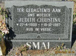 SMAL Judith Christina 1908-1987