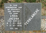 TERBLANCHE Lydia Jacoba nee NORTJE 1914-1979