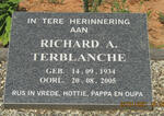 TERBLANCHE Richard A. 1934-2005