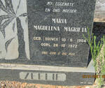 ZEELIE Maria Magdelena Magrieta nee BOUWER 1904-1972