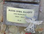 ELLIOTT Alexa Sybil nee McMULLEN 1914-2017
