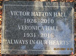 HALL Victor Hatton 1926 -2010 & Veronica 1931-2016