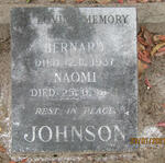 JOHNSON Bernard  -1937 & Naomi -1941