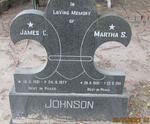 JOHNSON James C. 1921-1977 & Martha S. 1930-2011