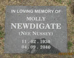 NEWDIGATE Molly nee NUSSEY 1930-2010