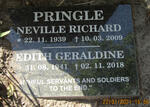 PRINGLE Neville Richard 1939-2009 & Edith Geraldine 1941-2018