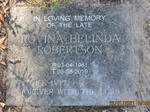 ROBERTSON Rovina Belinda 1961-2019