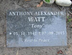 WATT Anthony Alexander 1942-2015